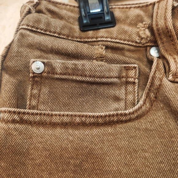 Cleo + Wolf High Rise Cropped Straight Jeans Size 29 - Picture 5 of 6